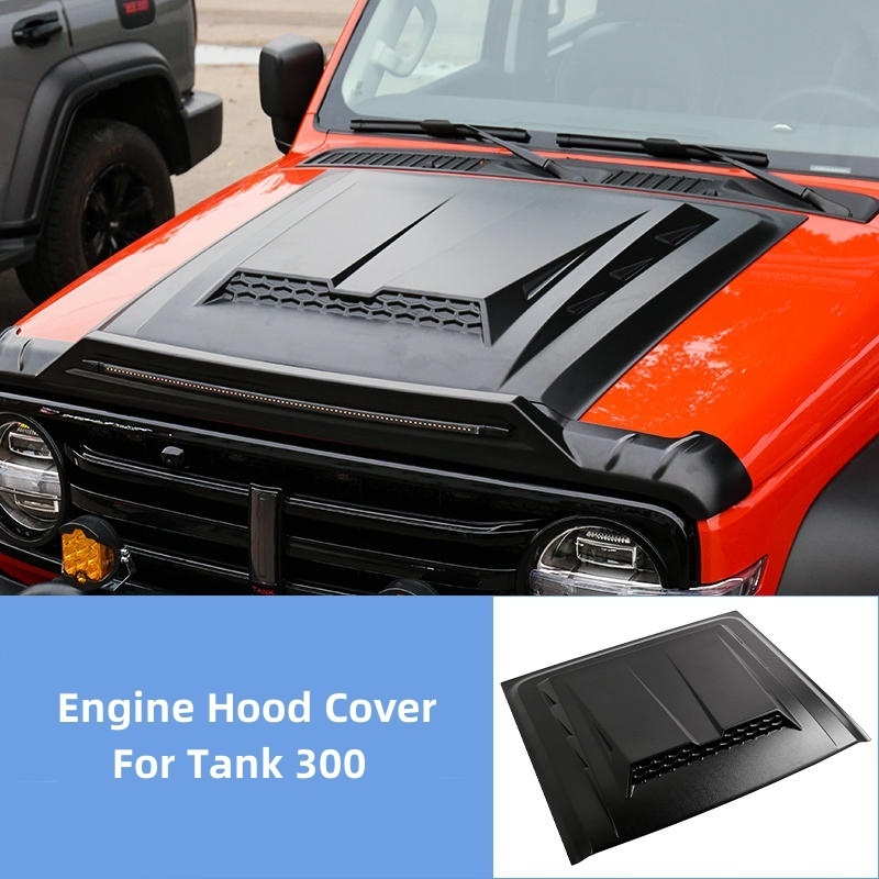 PLUSBEAM Newest Engine Hood Scoop Guard Cover With Good Heat Dissipation For TANK 300 Exterior Accessories