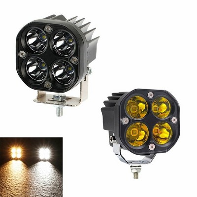 PLUSBEAM 3 Inch Cube LED Ditch Fog lights Work Light Headlights Driving Light Systems For Offroad 4X4 Jeep Truck Totyota AVT utv