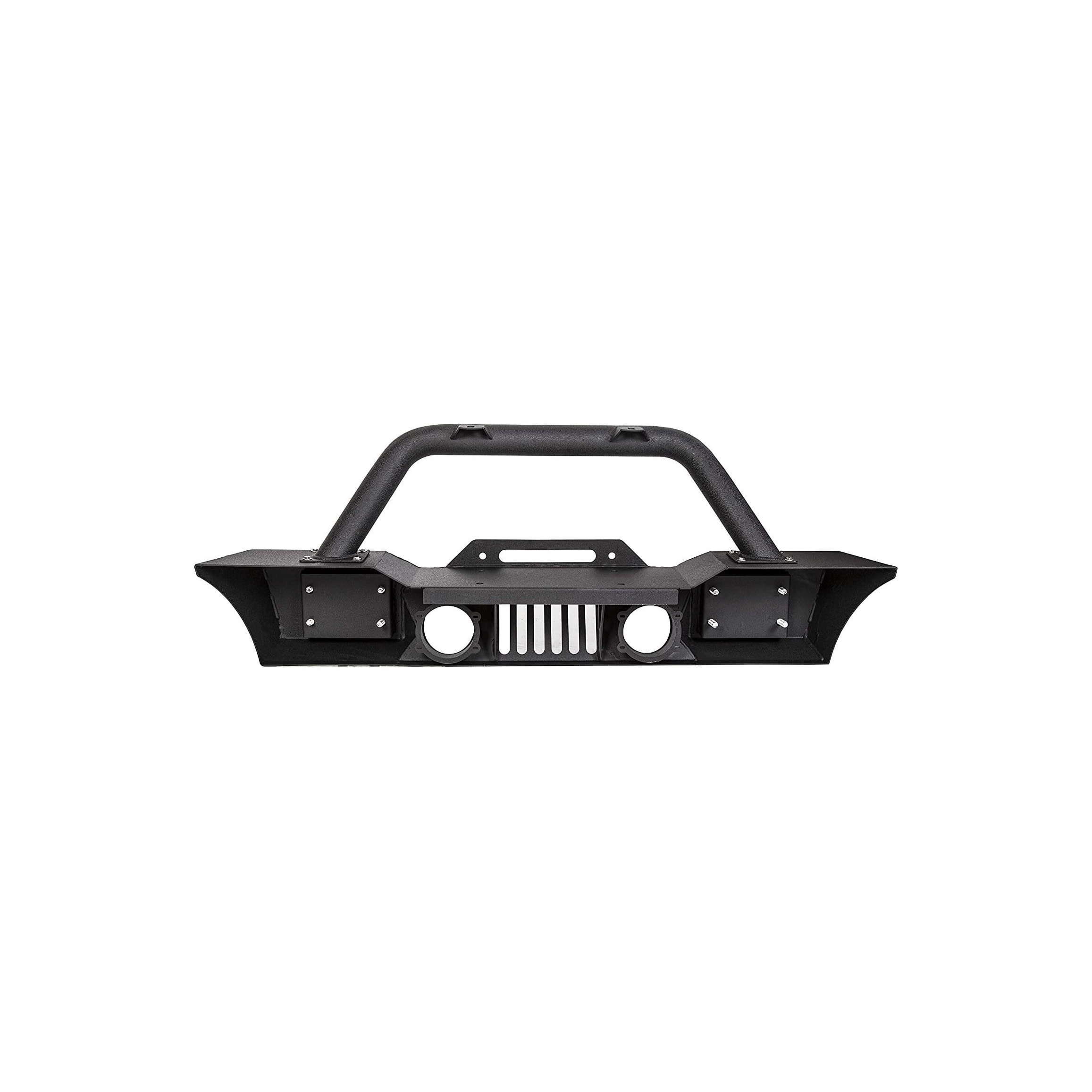 PLUSBEAM R-R Style Grille Front Bumper Guard Protect Bumper For Jeep Wrangler Jk Bumper Auto Accessoires  Body Kit