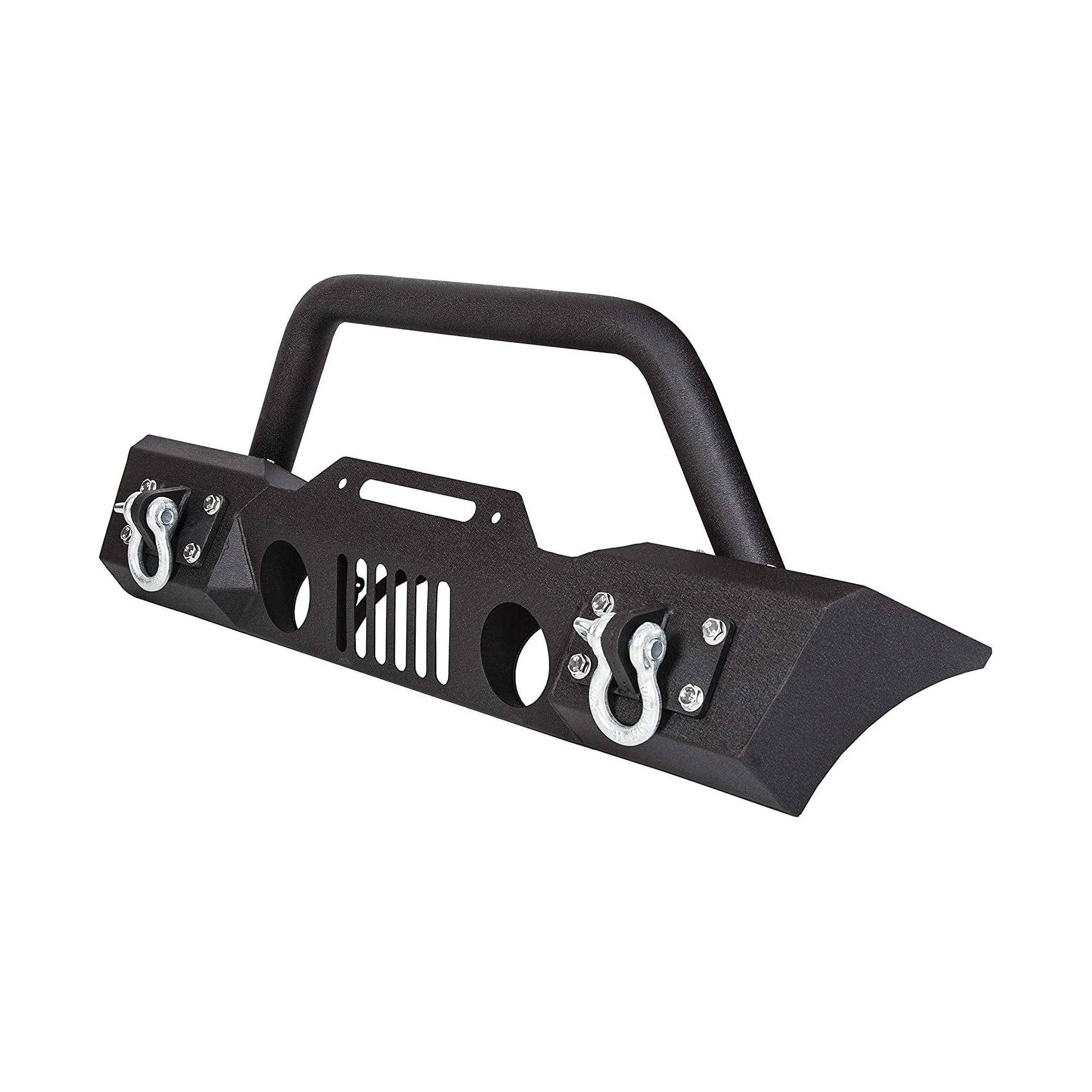 PLUSBEAM R-R Style Grille Front Bumper Guard Protect Bumper For Jeep Wrangler Jk Bumper Auto Accessoires  Body Kit