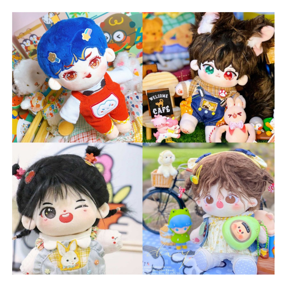 Plushies 4U Factory OEM Customized 3D Face Plushie Korean Star Doll Kpop Human Doll Maker Anime Peluche Character Plush Toy