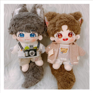 Profession Custom Made 3D Face Plush Doll 15cm 20cm Character Plushie Toy Standing Kpop Korean Idol Star Plush Dolls