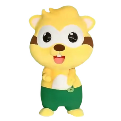 Plush Mascot Cartoon Costume Walking Activities Adult Plush Animal Mascot Kids Party Entertainment Event Show