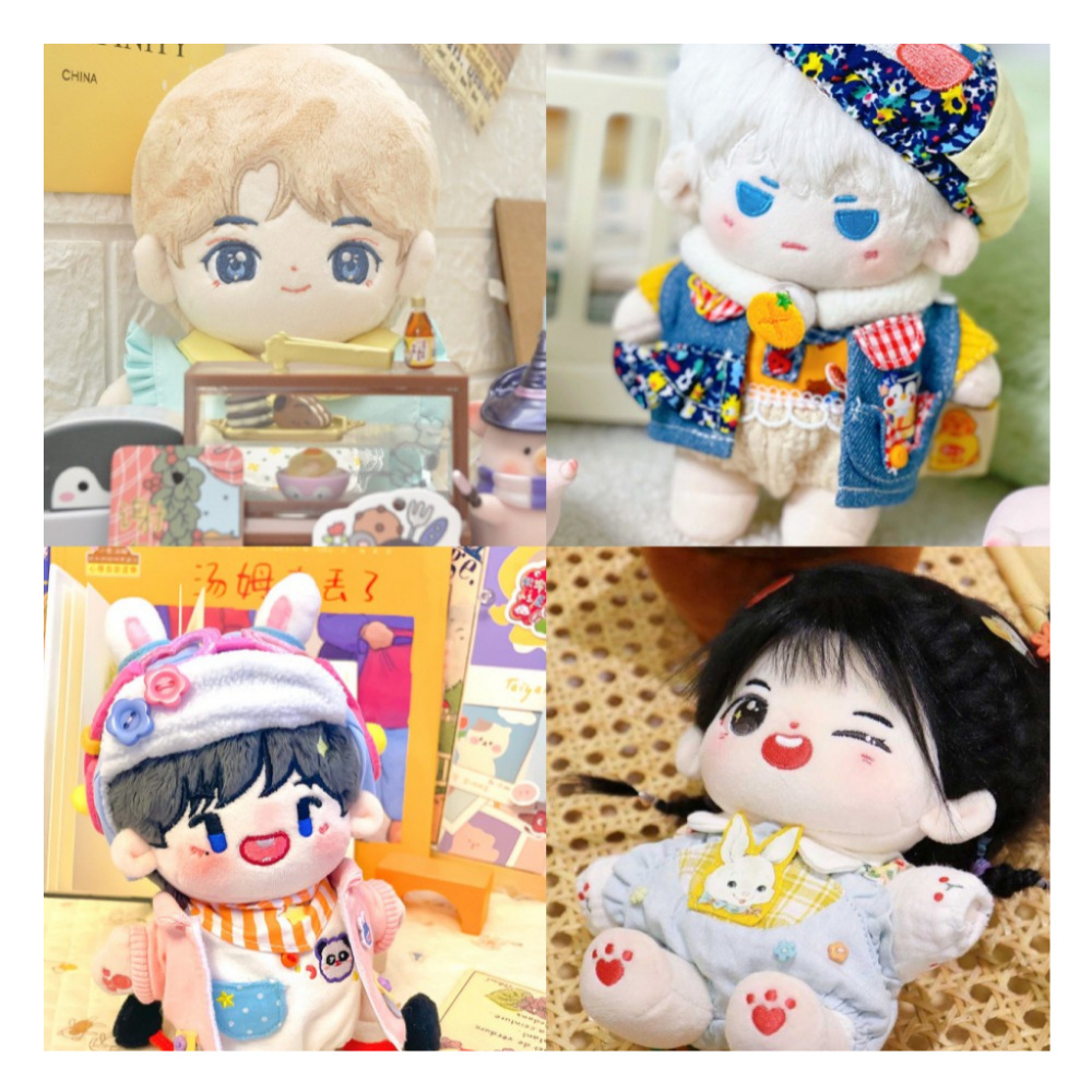 Plushies 4U Factory OEM Customized 3D Face Plushie Korean Star Doll Kpop Human Doll Maker Anime Peluche Character Plush Toy