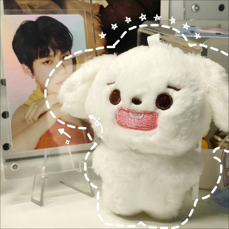 Plushie Manufacturer Custom Made 10cm kpop Korean Idol Surrounding Doll Keychain Stuffed Toy Animal Toy Plush Doll