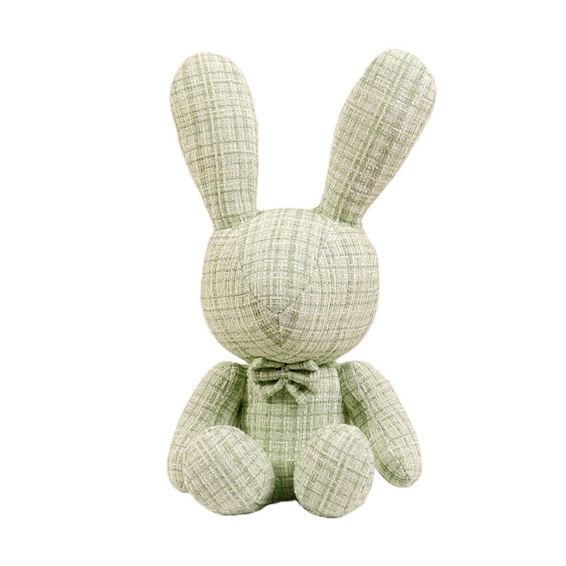 Custom Soft Stuffed Animal Plush Kid Baby Toys Easter Bunny Rabbit Nice Stitch Plushies Pillow Mascot For Children