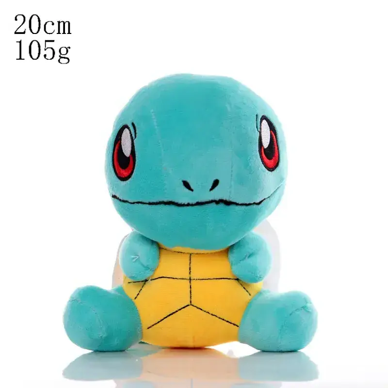 20-25cm poke vending figures pp cotton stuffed Bulbasaur crab plush toys 8inch decorative poke plush dolls for claw machine