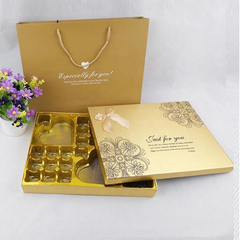 Customize Saint Valentine's Day Packaging Box Packing Chocolate Strawberry Boxes With 48 Dividers