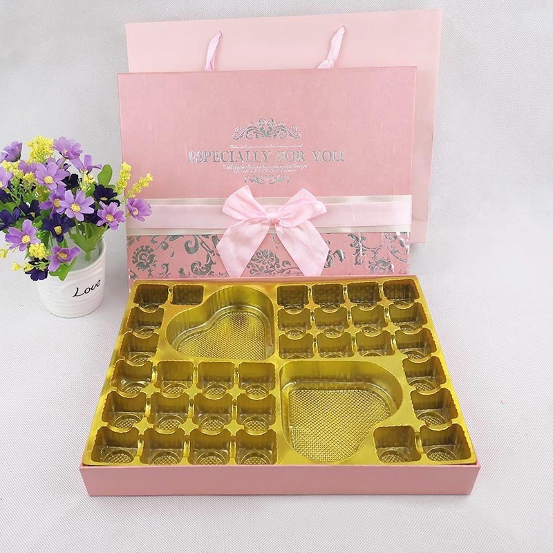 Customize Saint Valentine's Day Packaging Box Packing Chocolate Strawberry Boxes With 48 Dividers