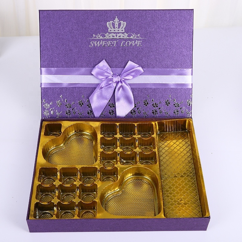 Customize Saint Valentine's Day Packaging Box Packing Chocolate Strawberry Boxes With 48 Dividers