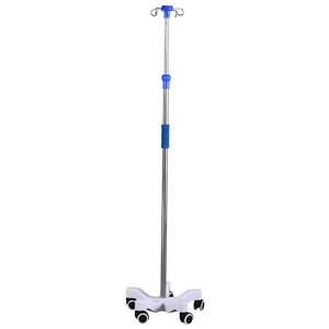 Cost-effective Movable Infusion Stand IV Pole Drip Stand for Clinic