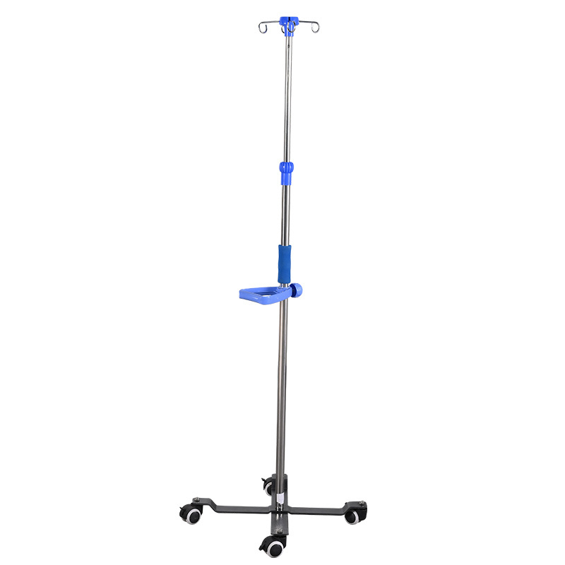 Cost-effective Movable Infusion Stand IV Pole Drip Stand for Clinic