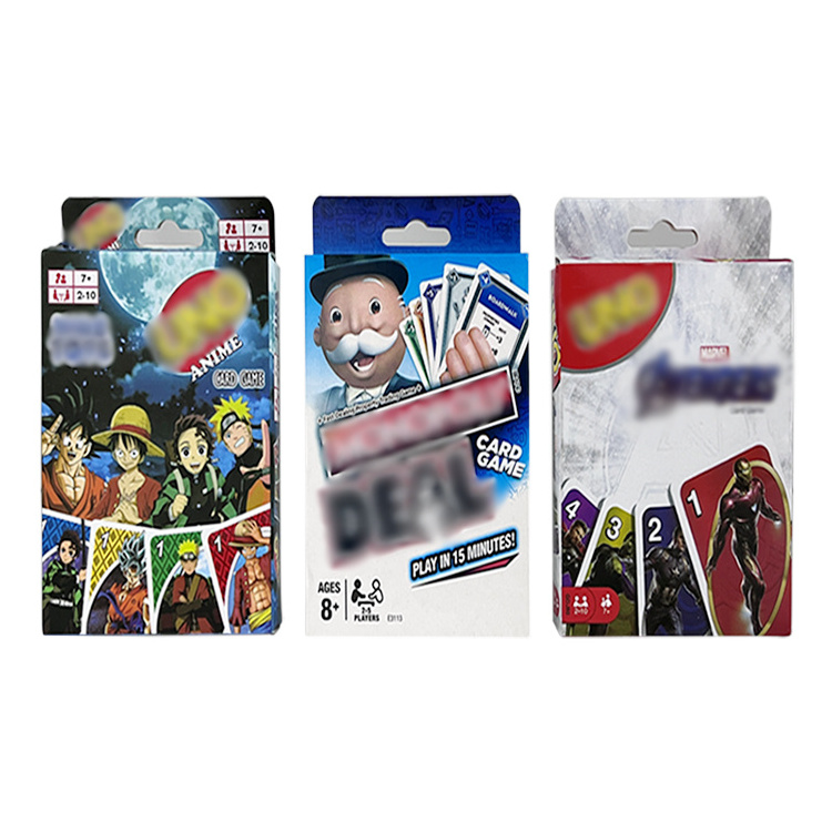 Wholesales Unos No mercy Game Board Games Cards Hot Sale Family Party Entertainment UNOs Table Playing Card Poker Toys