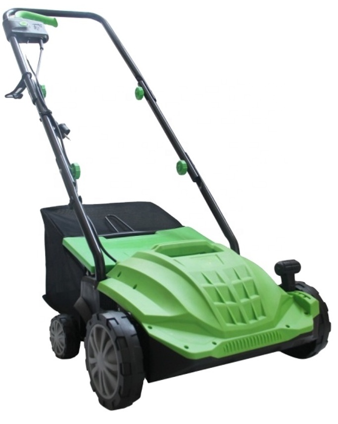 1500W 13inch 320mm  Electric Dethatcher and Scarifier Garden Grass Lawn Aerator Rake Raker Sweeper Machine