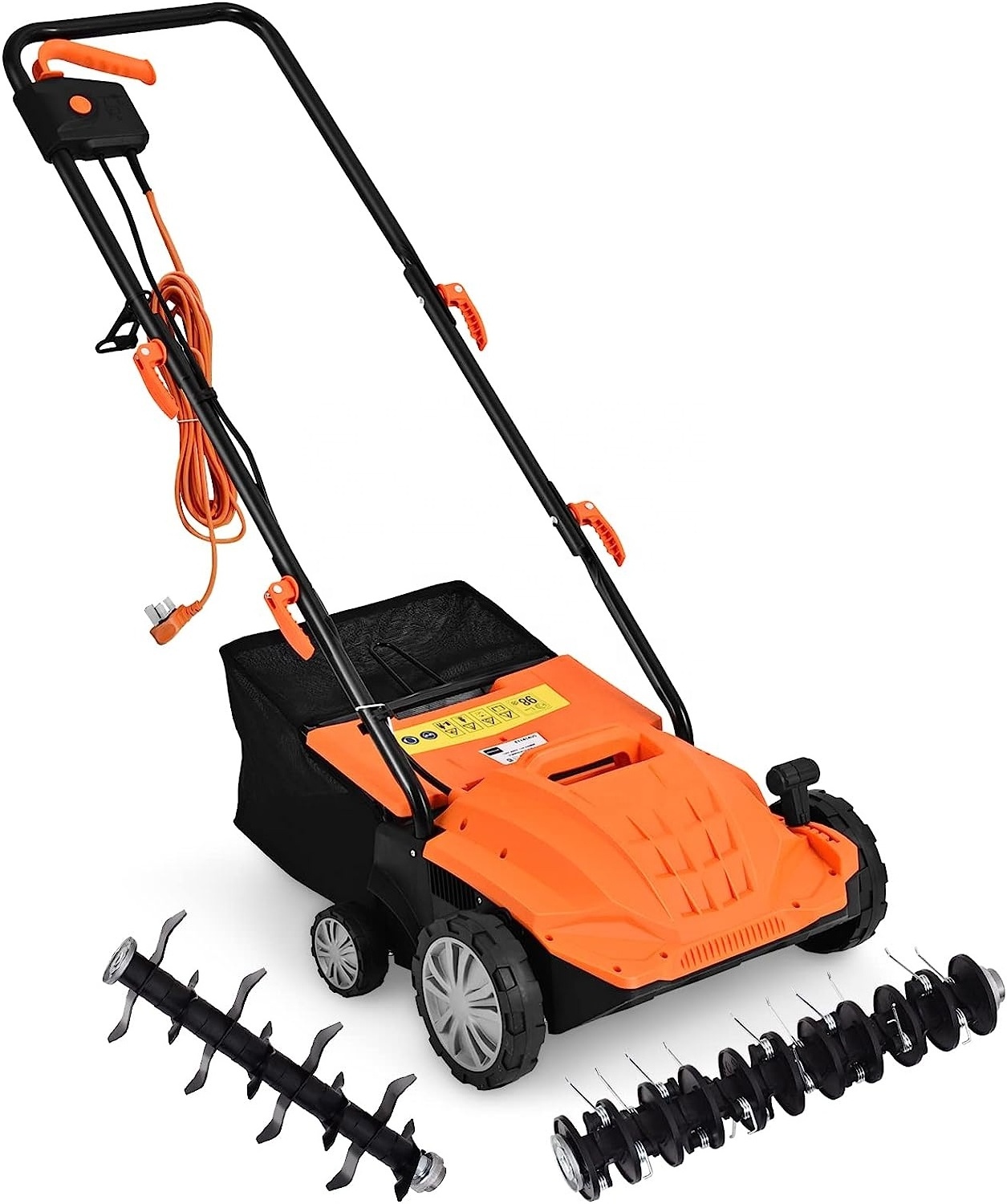 1500W 13inch 320mm  Electric Dethatcher and Scarifier Garden Grass Lawn Aerator Rake Raker Sweeper Machine