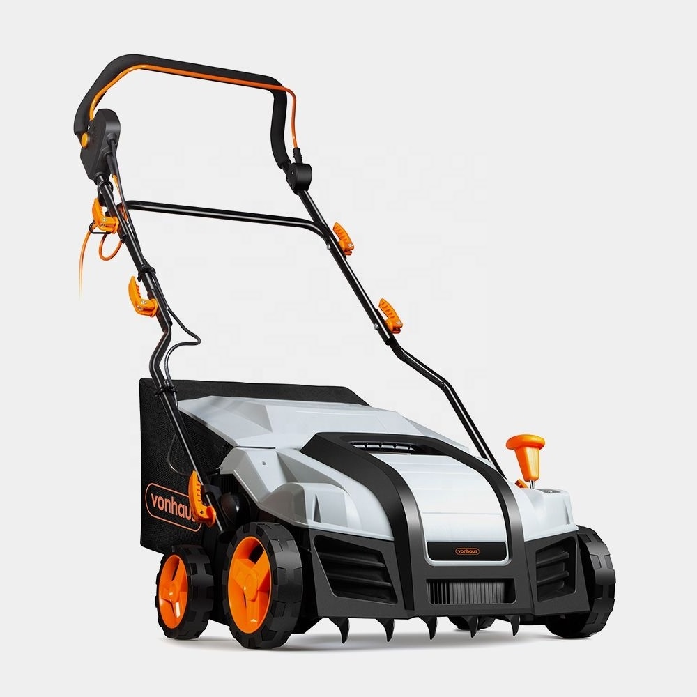 16-inch 15-Amp 1800W 2000W 400mm  Electric Dethatcher and Scarifier  Lawn Aerator Rake Raker