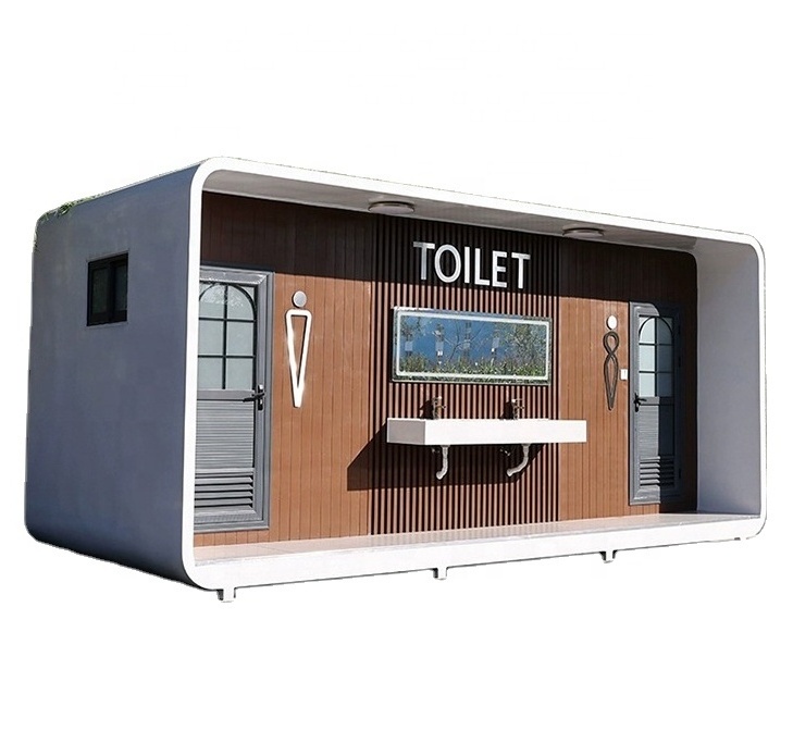 2024 Trending products manufacturer mobile portable full shower facilities detachable public restroom container cabin bathroom