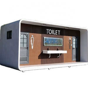 2024 Trending products manufacturer mobile portable full shower facilities detachable public restroom container cabin bathroom