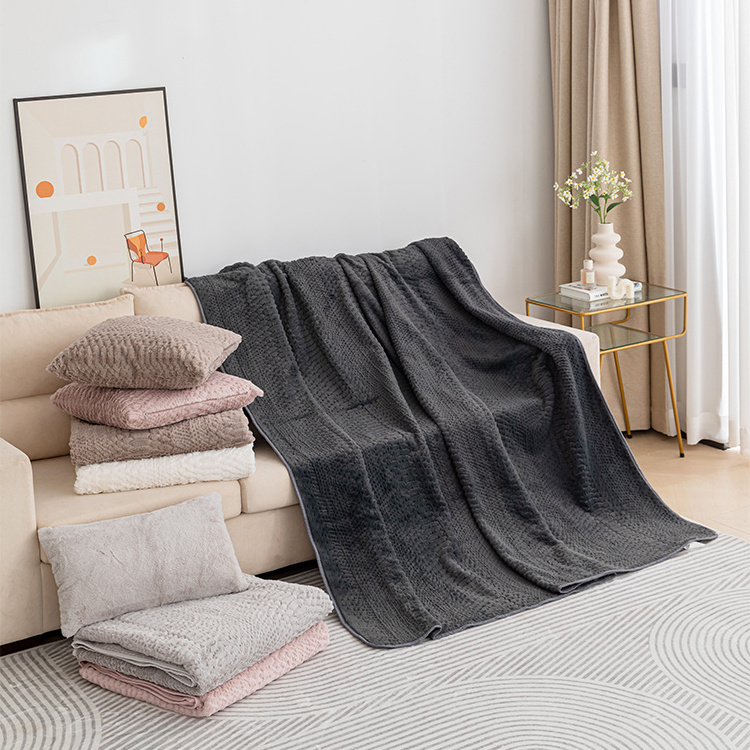 Custom Style Living Room Decorative Soft Blanket Custom Printed Micro Mink Blankets