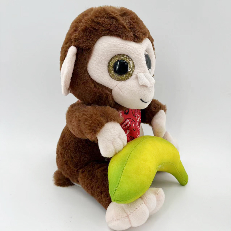 PP cotton electronic plush toy dancing rock star monkey toys for kids