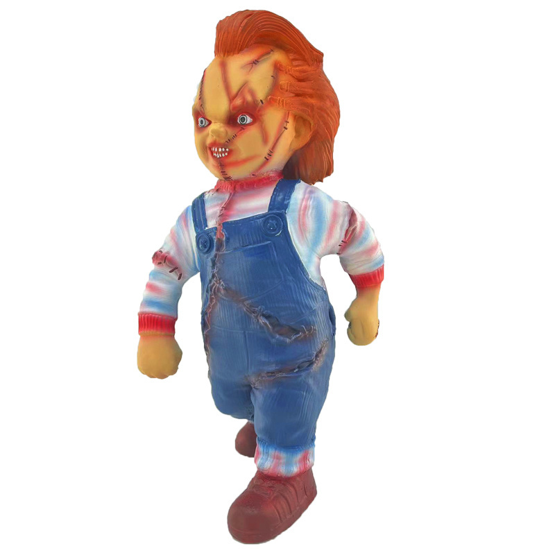 Dropshipping Child Play Good Guys Dolls Life-Size Chucky Guy Child'S Seen In Bride Of Chucky Halloween toy 24 Inch Chucky Doll