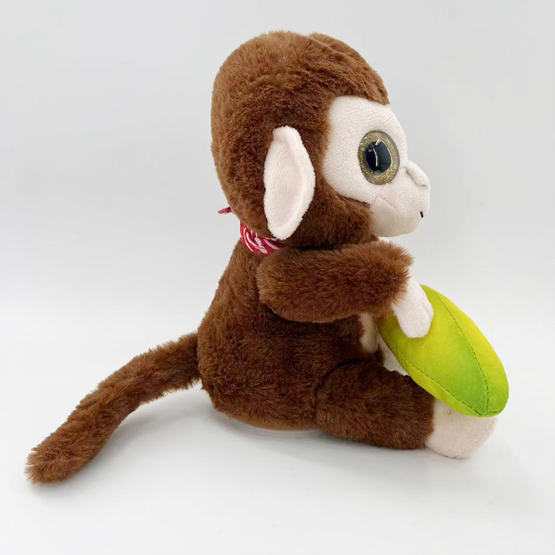 PP cotton electronic plush toy dancing rock star monkey toys for kids