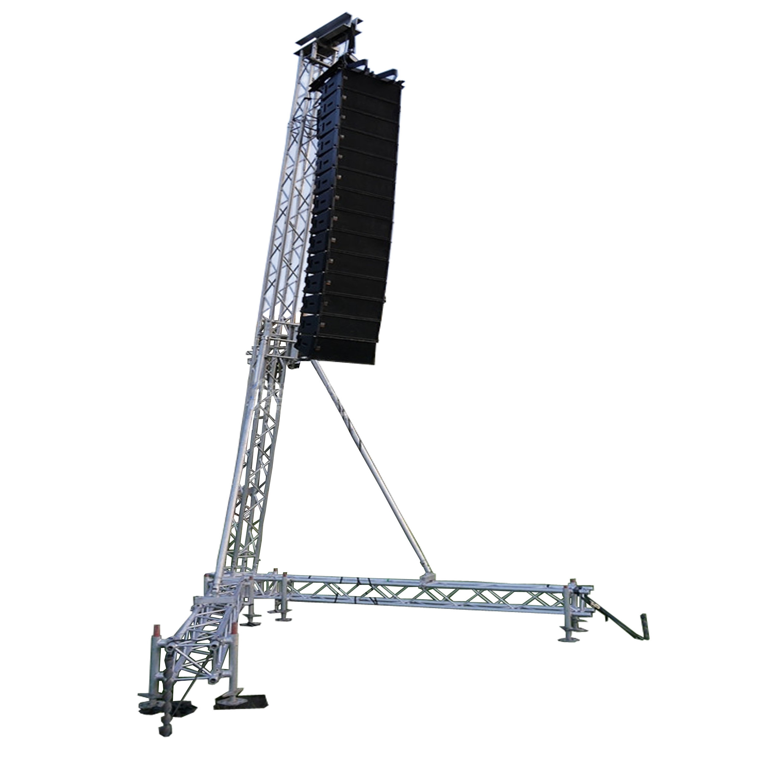 PLUSTRUSS Stage Line Array Truss Tower Stage Lighting Truss Lift Tower Speaker Truss Lift System