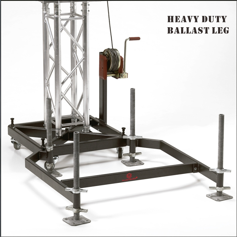 PLUSTRUSS Ground Support Aluminum Truss Lift Tower Stage Truss Display Lifting System Components Base