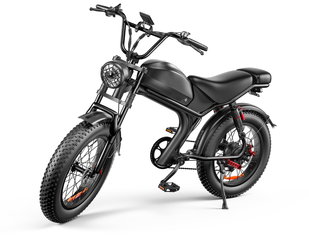 2024 new product electric bike mountain 2 wide seat three person 20 inch 250W 1000W fat tire electric motorcycle bike