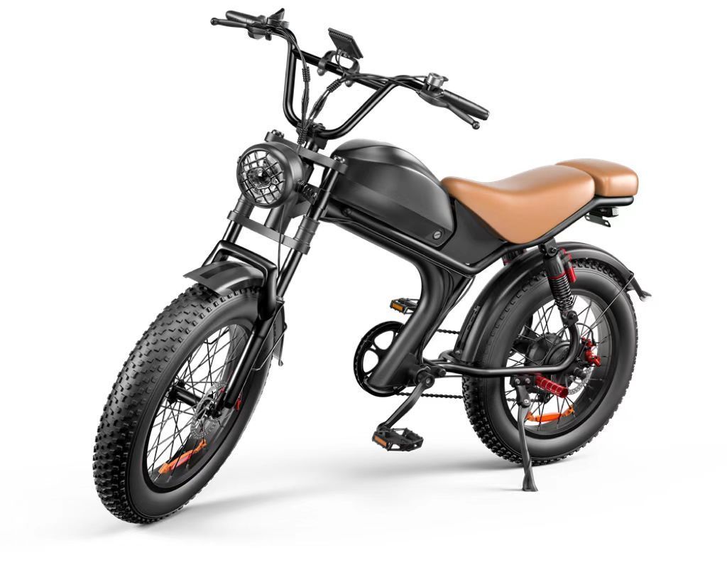 2024 new product electric bike mountain 2 wide seat three person 20 inch 250W 1000W fat tire electric motorcycle bike