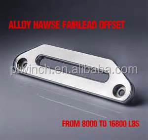 winch accessories offset aluminum hawse fairlead for 8000lb to 20000lb winch