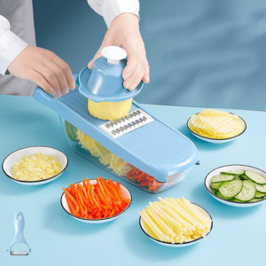 Multifunction Vegetable Slicer Chopper Grater Vegetable Shredder Cutter with Containers