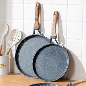 Nonstick Frying Pan Stone Coating Cookware Nonstick Omelette Pan with Heat-Resistant Handle (8/10/11 Inch)