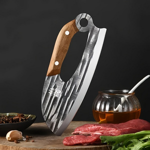 Forging Kitchen Slicing Knife Multifunction Kitchen Chef Knives Professional 8.66in Meat Cleaver Knives