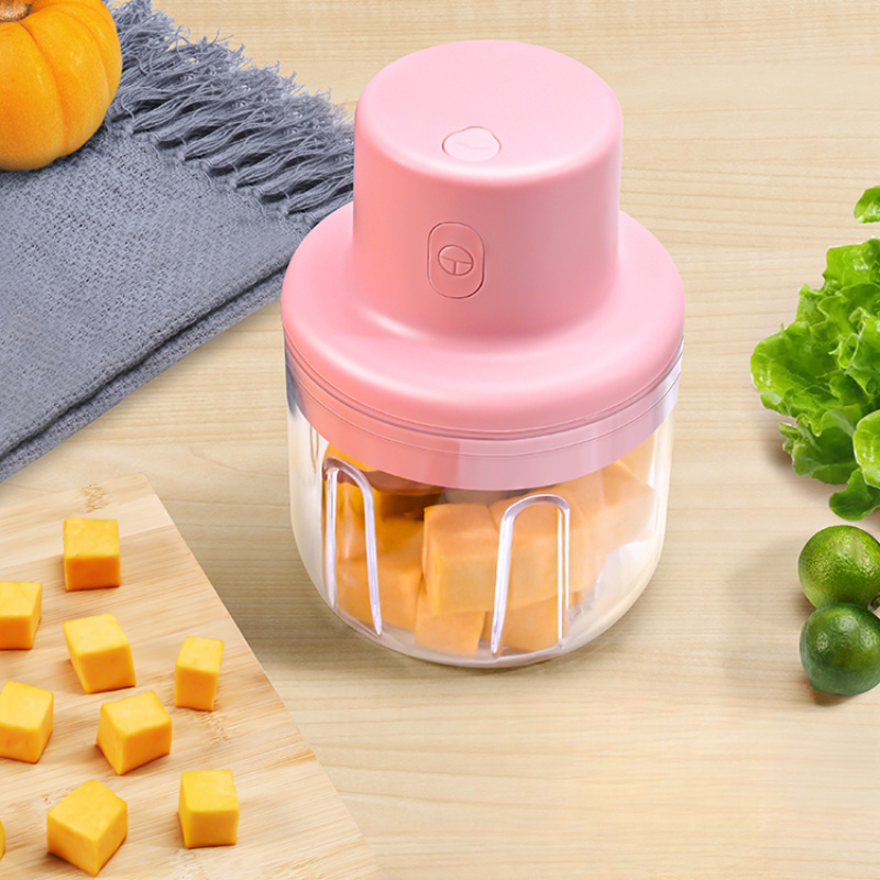 Wholesale Multifunction Mini Electric Garlic Chopper Onion Chopper Blender Garlic Grinder Masher Chili Vegetable Crusher