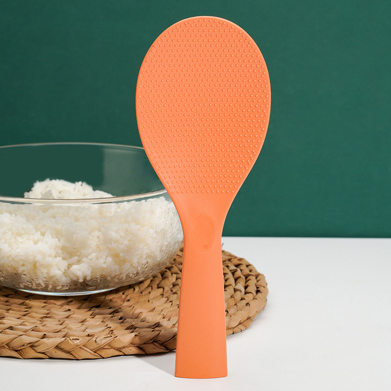 1pc Plastic Rice Paddle Non Stick Standing Rice Spoon Scooper Spatula Heat Resistant Rice Cooker Spoon Kitchen Gadgets