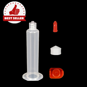 Plastic Syringe Glue Tube Barrels us style  Musashi Dispenser 10cc Dispensing Barrel