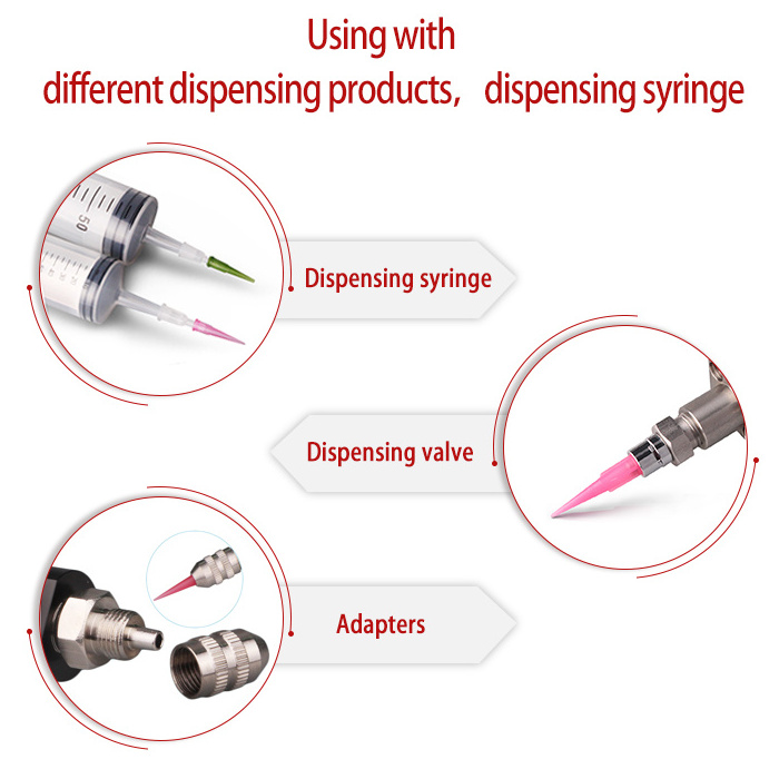 Needle Dispensing Syringes Tips 18G Dispensing TT Protecting Glue Dispensing Tips