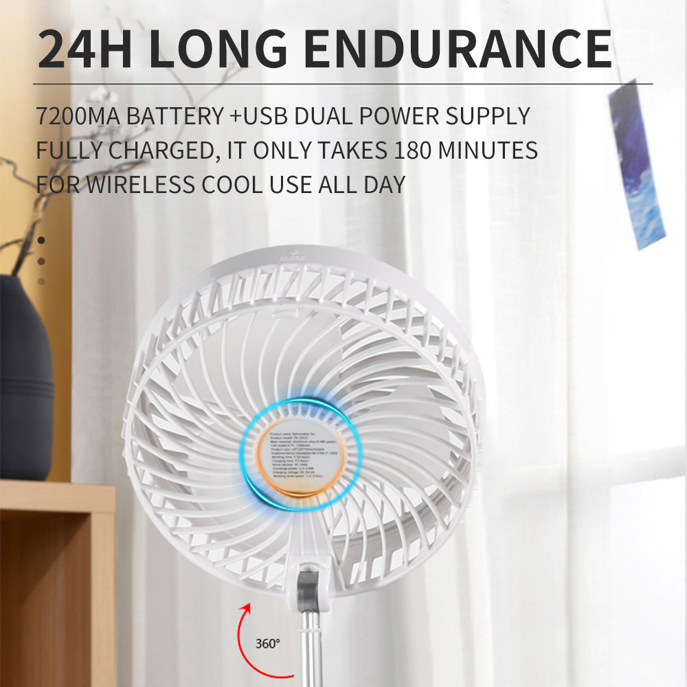 Cooling Usb Portable Rechargeable Neck Handfree Personal Ice Cute Wind Battery Fan Multicolour Handheld Light Up Pocket mini Fan