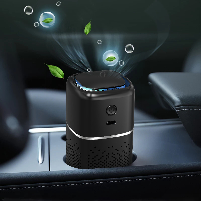 Dust Portable Sterilization Auto Electric Vehicle Air Cleaner Ozonizer Usb Automobile Travel Hepa Filter Vehicular Car Purifiers