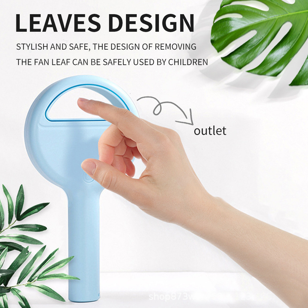 Personalized Battery Operated Rechargeable Bladeless Electric Portable Ventilador Hand Handheld Wearable Small Mini Lash Fans