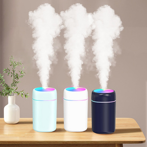 Ultrasonic Small Portable Aroma Essential Oil Diffuser Cool Spray Mist 7 Colour Mini Led Air Humidifier For Home Car Table