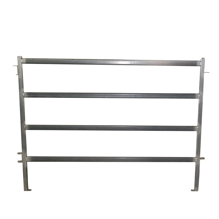 Cattle Fence Farm Used 1.8x2.1m Hot Dipped Galvanized Iron Metal Cattle Horse Corral Panel for sale