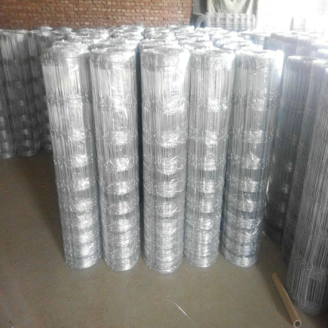 High quality galvanized sheep cattle field fence /220G heavy hot dip galvanized fence