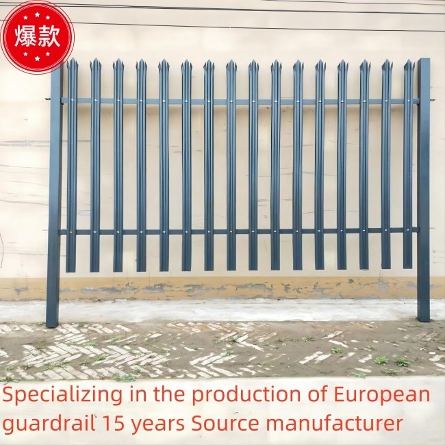 Hot sale modern home use metal fence wrought iron gate design