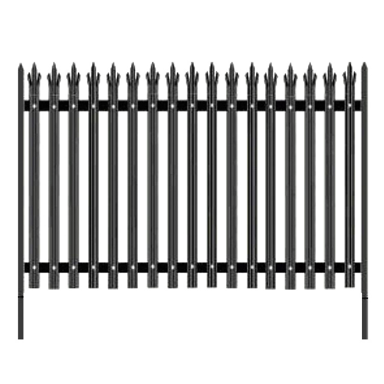 Hot sale modern home use metal fence wrought iron gate design