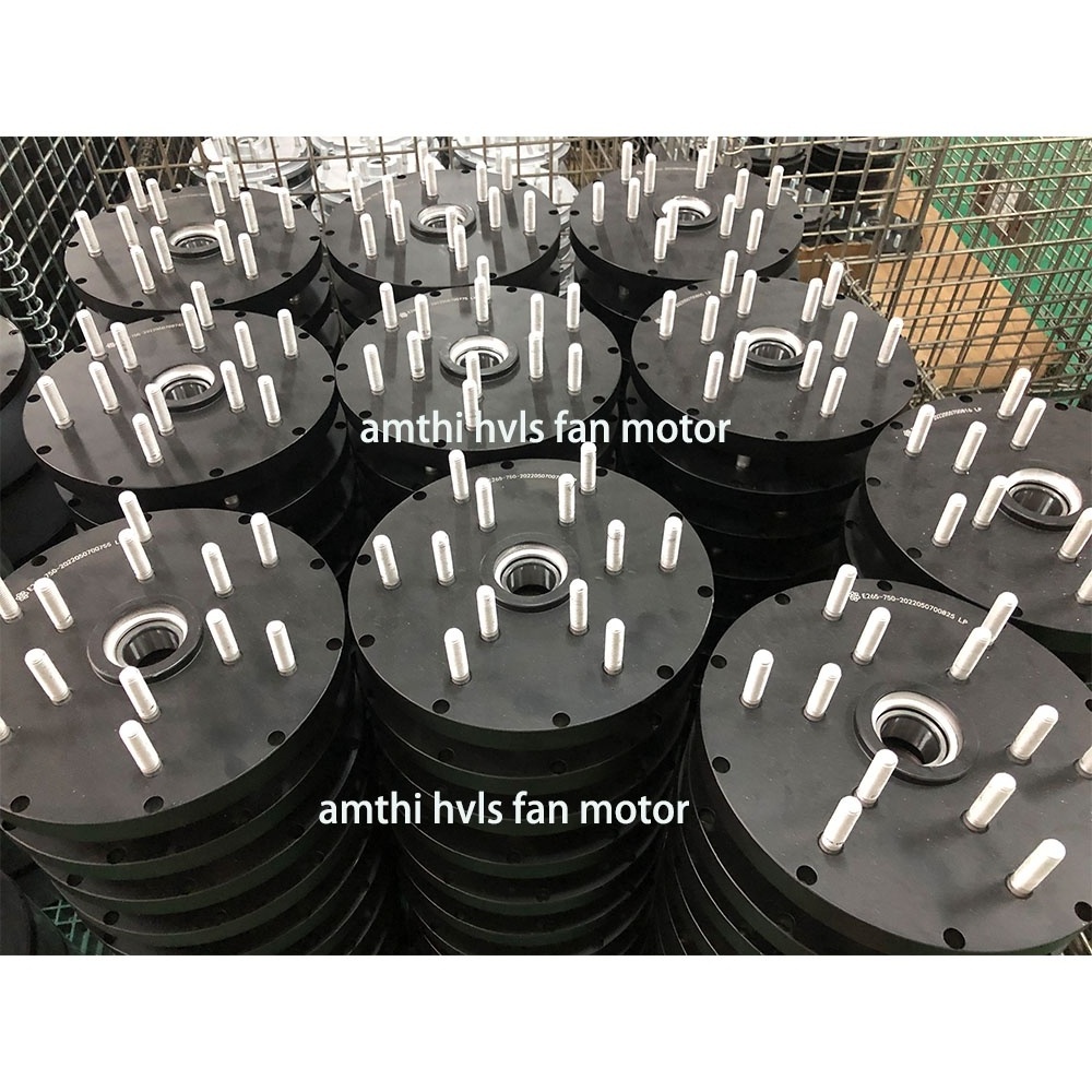 AMCLING 12ft 14ft 16ft 18ft 4.9M Ventilation Fans Industrial Hvls Big Ceiling Fan Motor