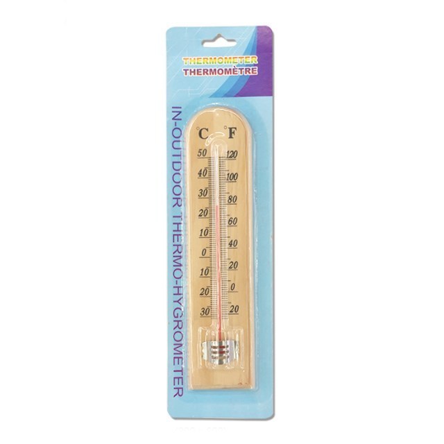 Hot Selling Garden Indoor Outdoor Wooden Thermometer