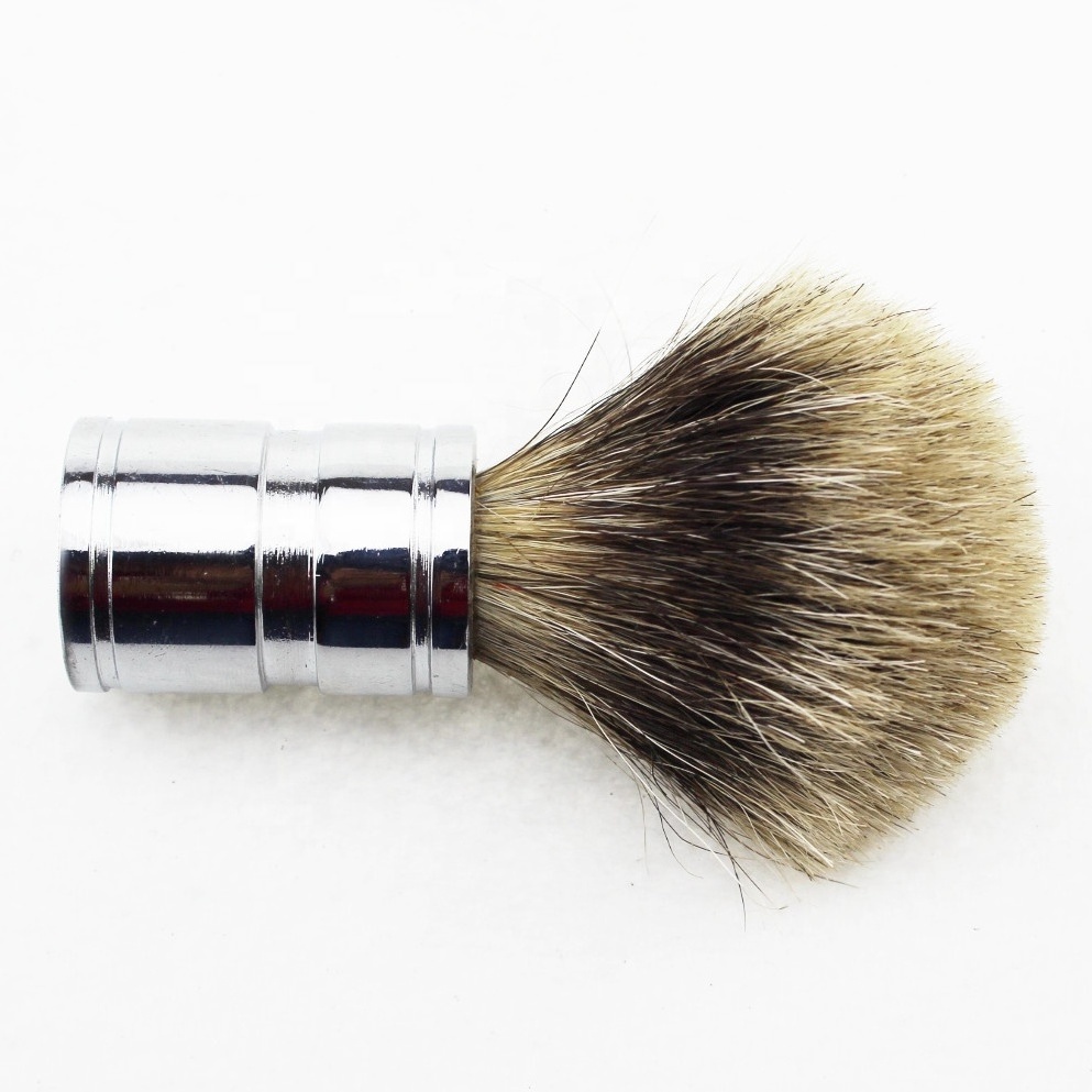 High quality shaving brush shave stand and 3 blade razor metal men shaving set for men shave