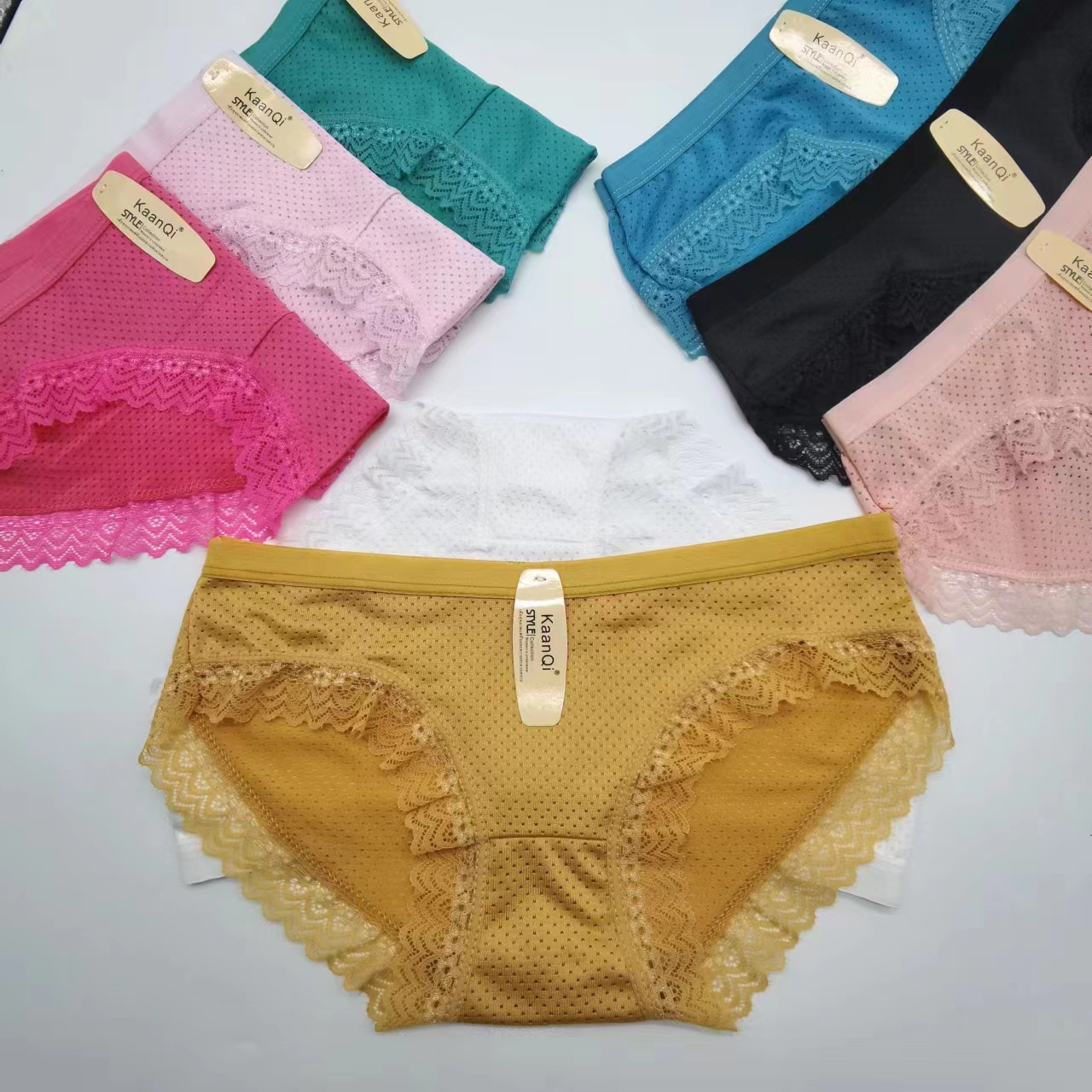 hot-selling Wholesale Summer Breathable Embroidery Jacquard Fabric Sexy Ladies Panties Underwear Cheap Price Lace Panties